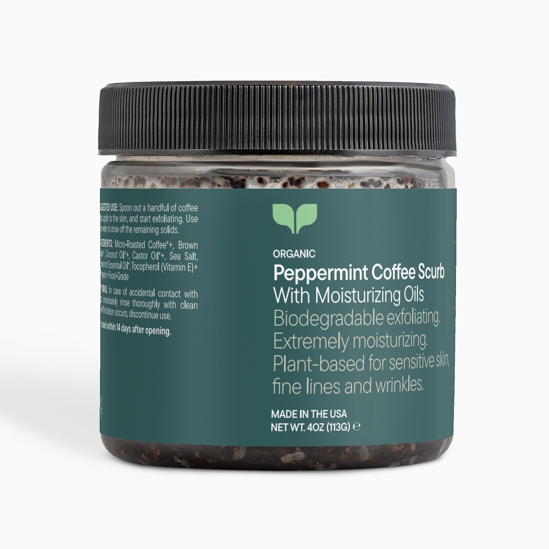 Peppermint Coffee Scrub