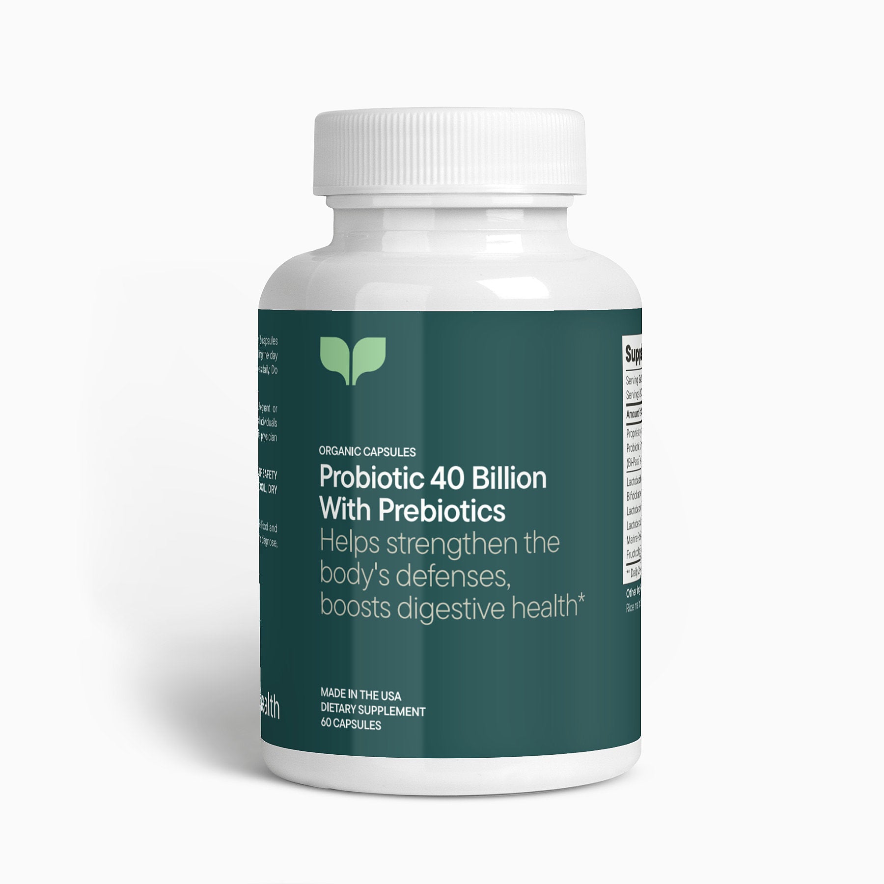 Probiotic 40 Billion with Prebiotics