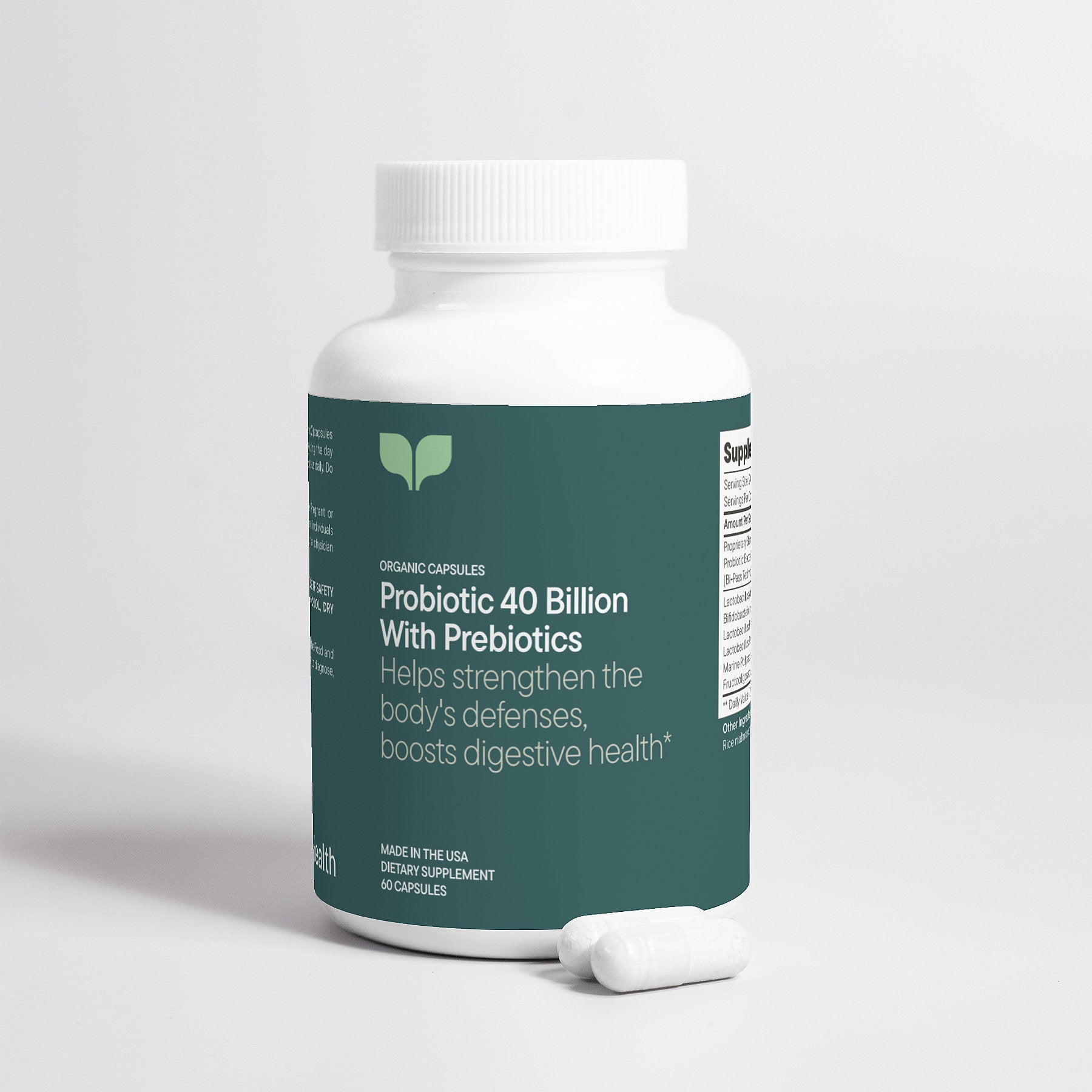 Probiotic 40 Billion with Prebiotics