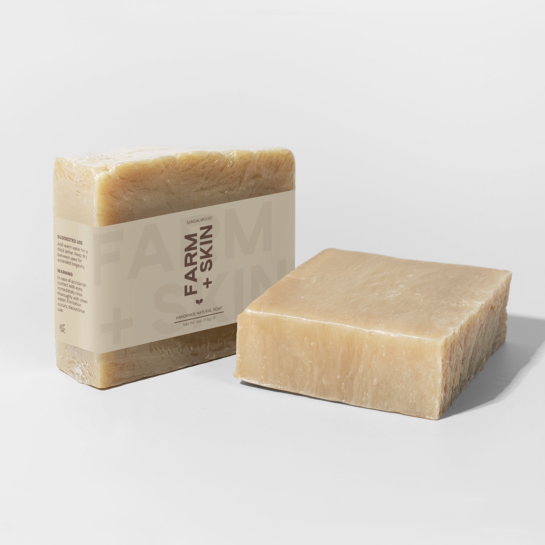 FARM + SKIN - Sandalwood - Handmade Soap