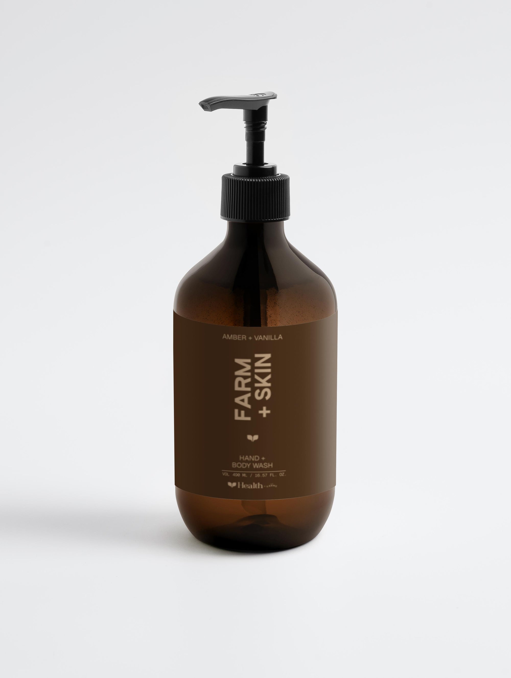 FARM + SKIN - Hand & Body Wash, Amber + Vanilla