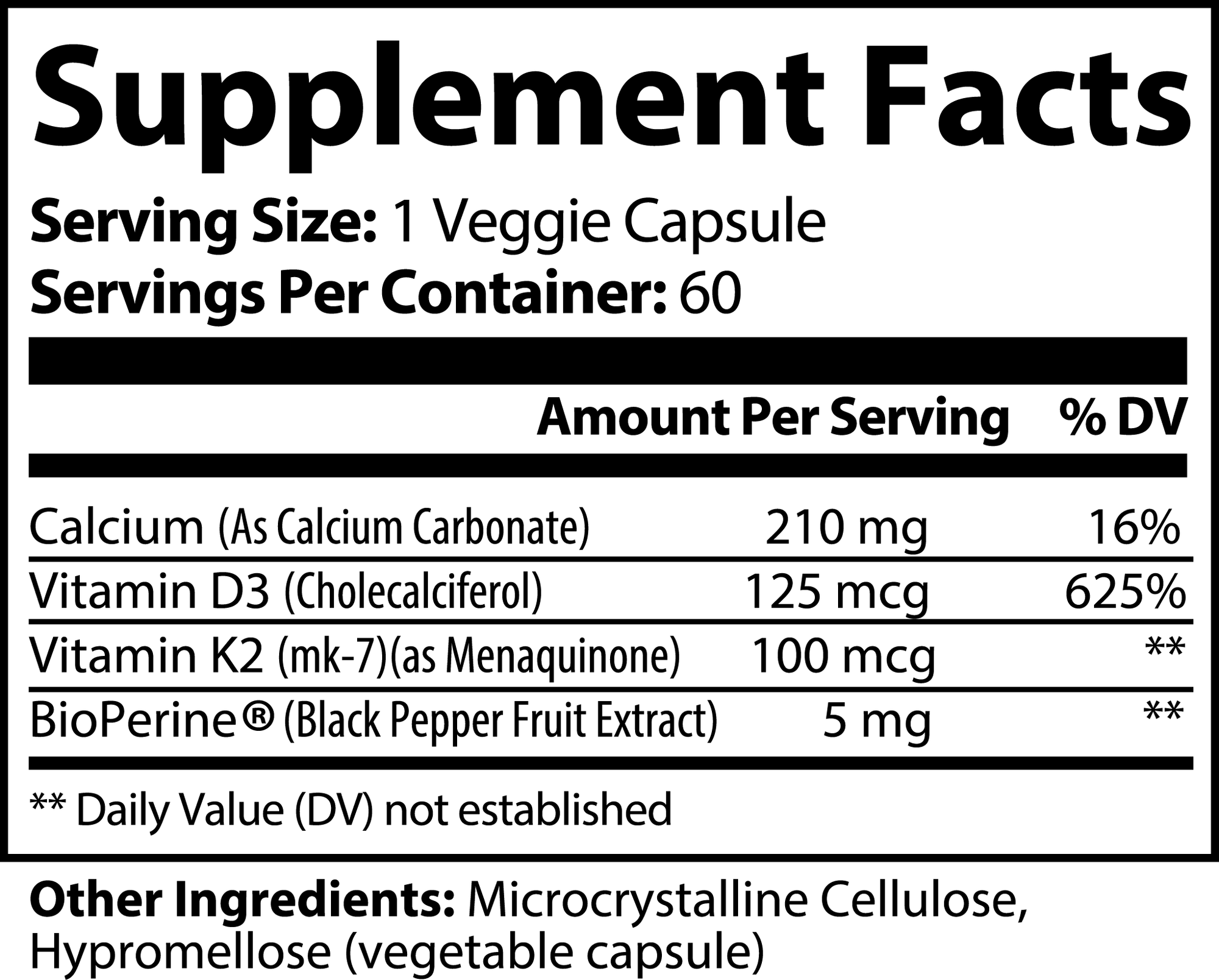 Dr. Goodfellow's Vitamin K2 + D3