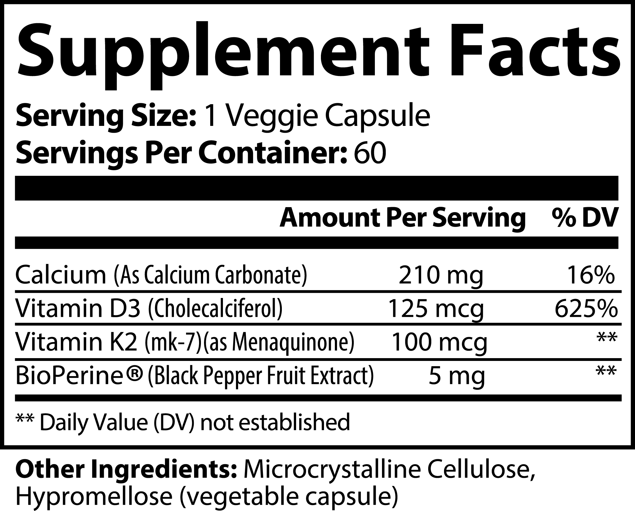 Dr. Goodfellow's Vitamin K2 + D3