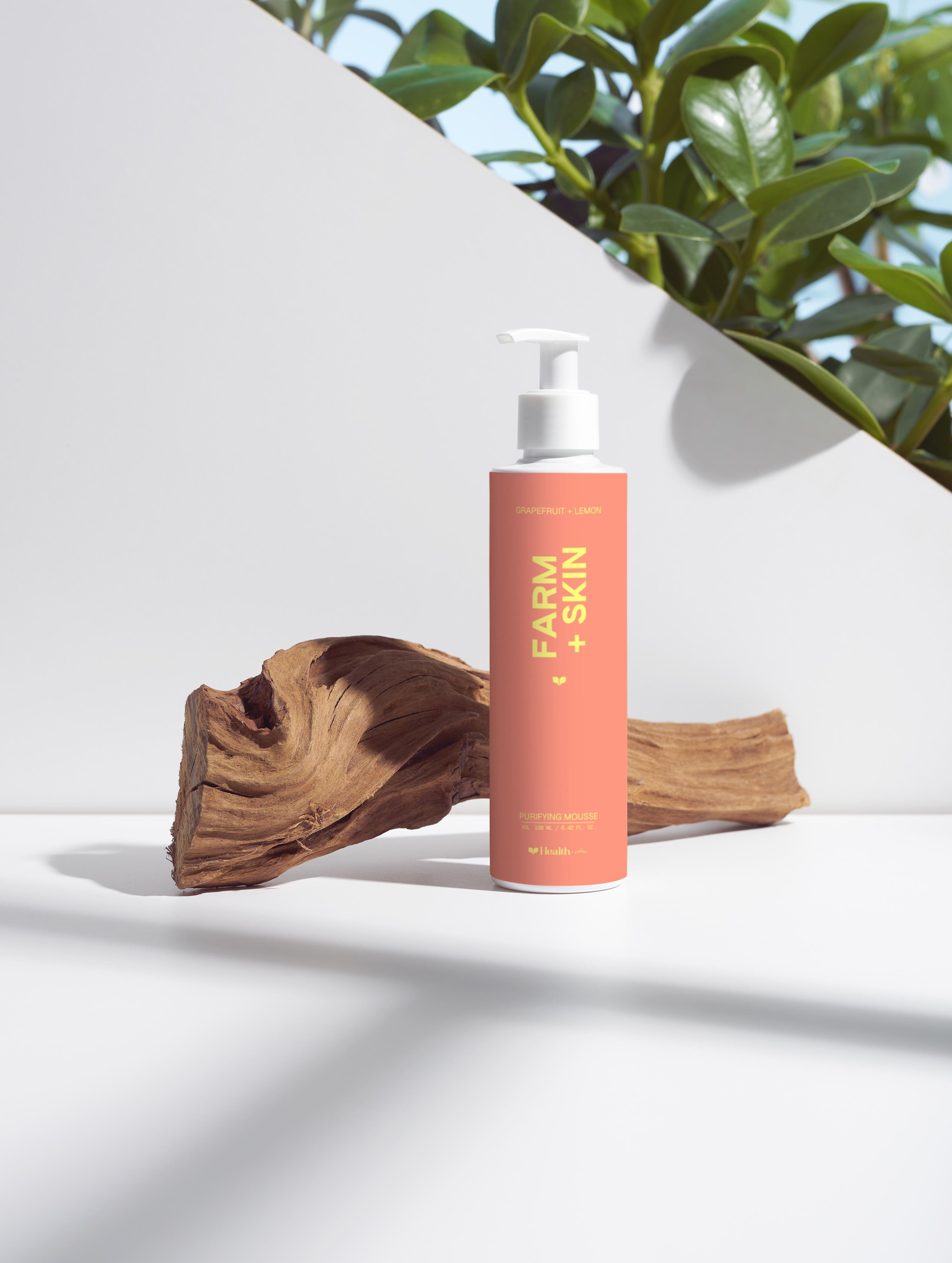 FARM + SKIN - Purifying Mousse - Grapefruit + Lemon