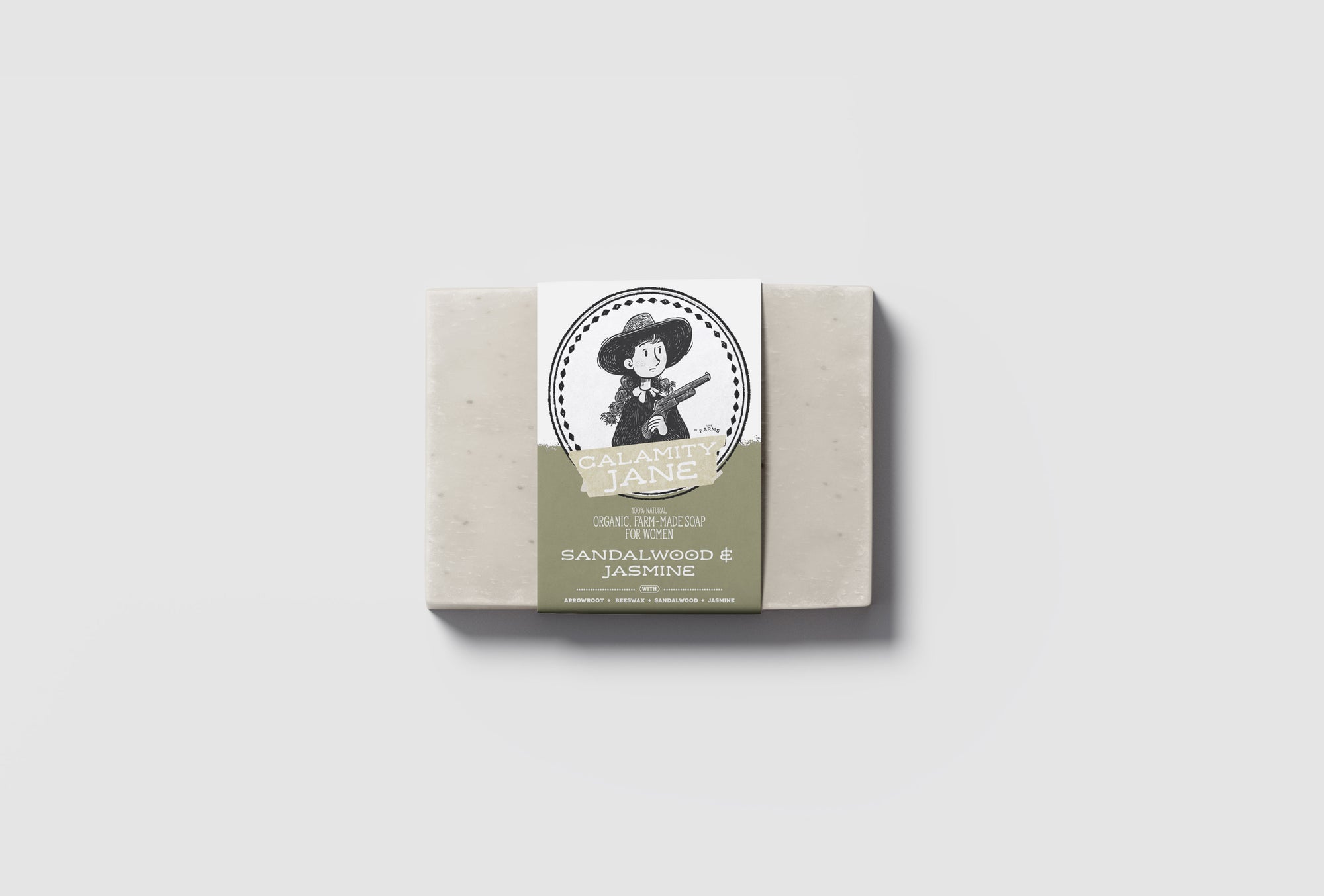 Calamity Jane Soap - Sandalwood & Jasmine