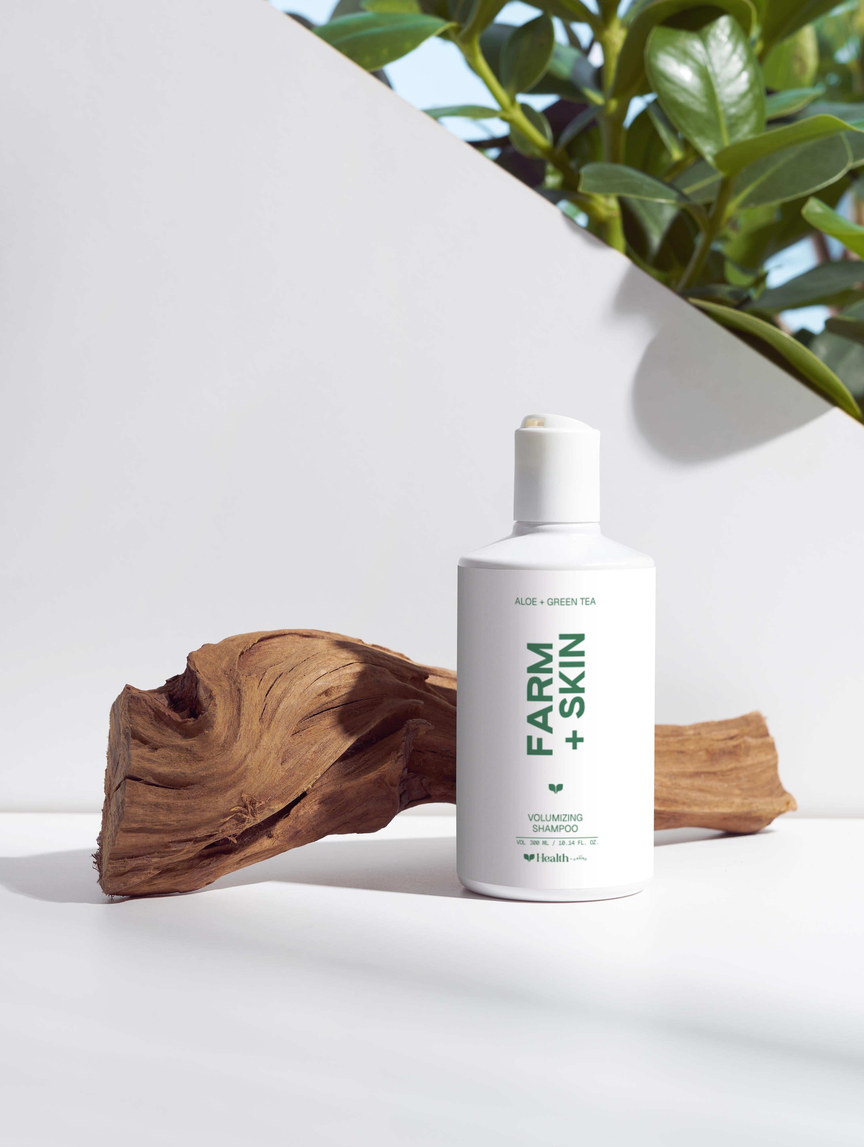 FARM + SKIN - Aloe + Green Tea Nourish and Volumizing Shampoo